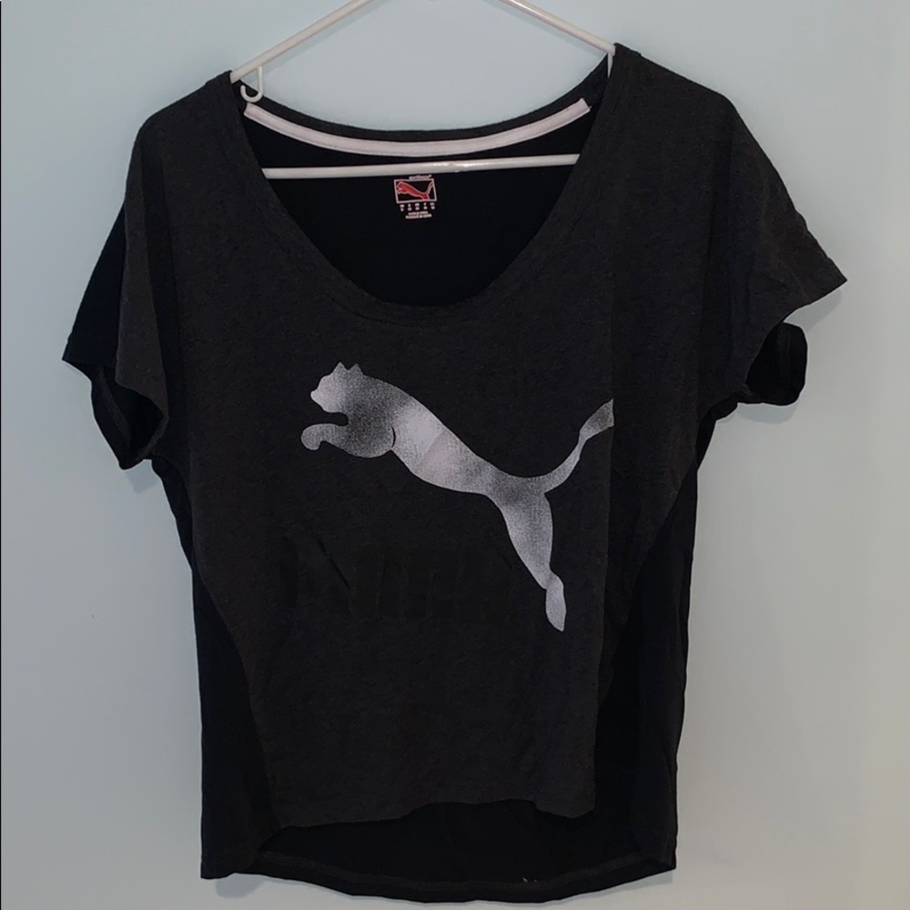 Puma cropped workout shirt
